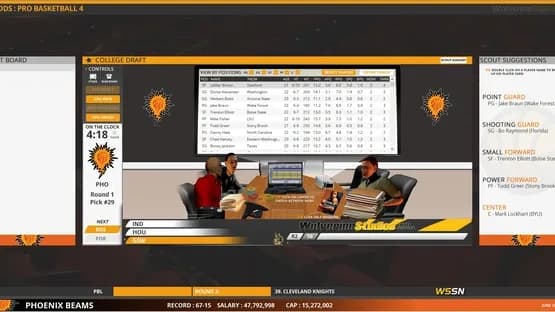 Draft Day Sports Pro Basketball 4 — Screenshots