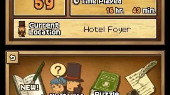 Professor Layton and the Diabolical Box — Screenshoty