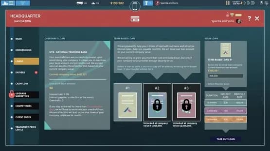 TransRoad: USA — Screenshoty