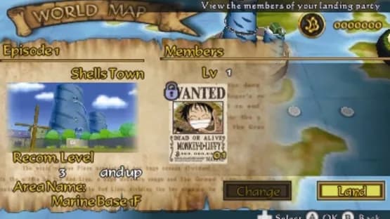 One Piece: Romance Dawn — Screenshoty