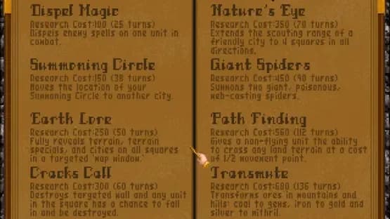 Master of Magic — Screenshoty