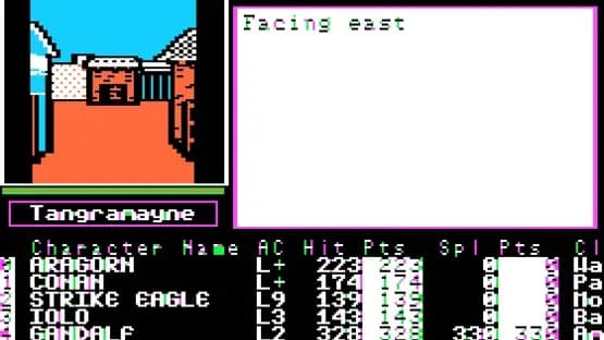 The Bard's Tale II: The Destiny Knight — Screenshoty