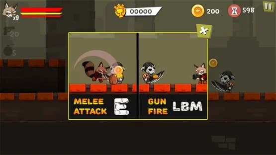 Combat Raccoon — Screenshoty