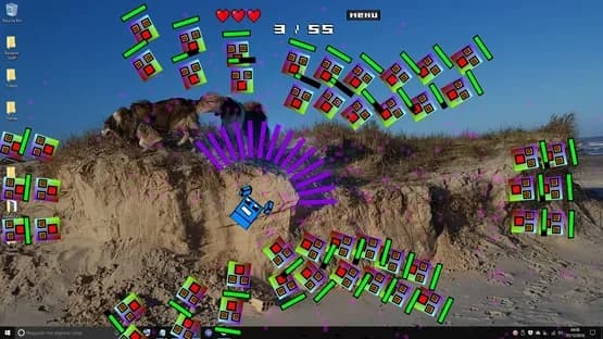 CPU Invaders — Screenshoty