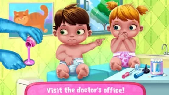 Baby Twins Babysitter — Screenshoty