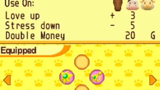 Harvest Moon DS: Island of Happiness — Screenshoty