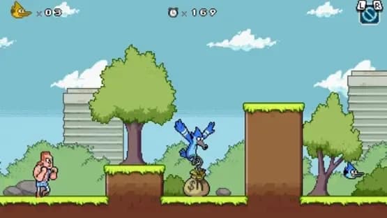 Regular Show: Mordecai and Rigby in 8-Bit Land — Screenshoty