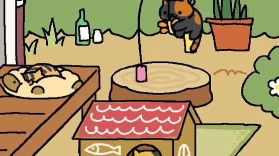 Neko Atsume: Kitty Collector — Screenshoty