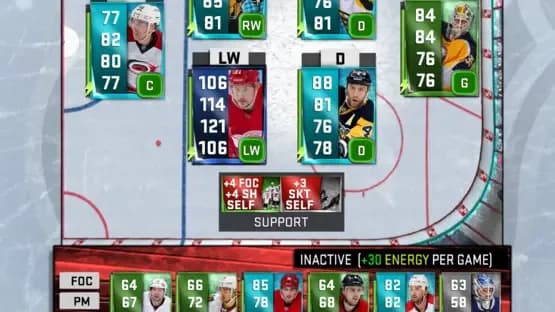 NHL Supercard — Screenshoty