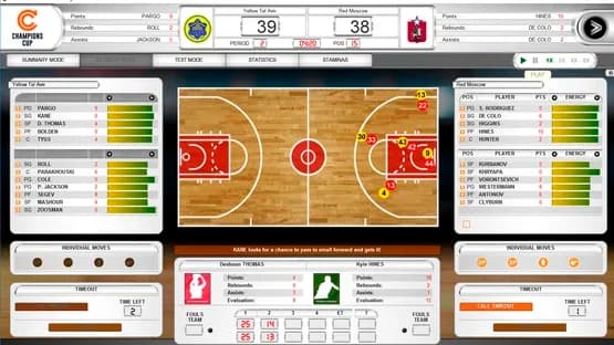 International Basketball Manager — Screenshots