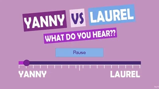 What do you hear?? Yanny vs Laurel — Screenshoty