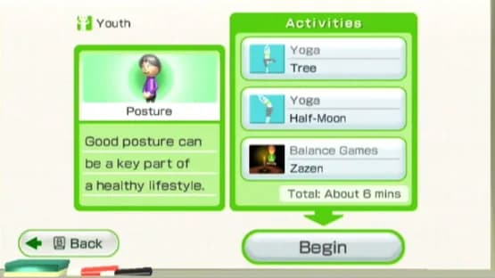 Wii Fit Plus — Screenshoty