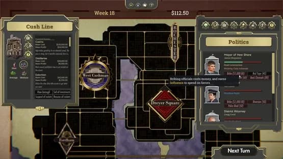 The Commission: Organized Crime Grand Strategy — Screenshoty