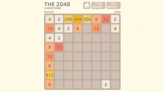 The 2048 — Screenshots