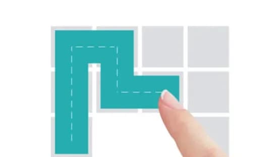 Fill one-line puzzle game — Screenshoty