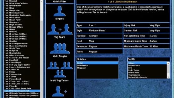 Total Extreme Wrestling 2010 — Screenshots