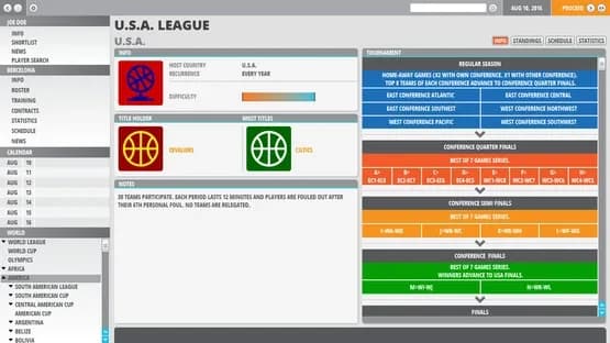 World Basketball Manager 2 — Screenshoty