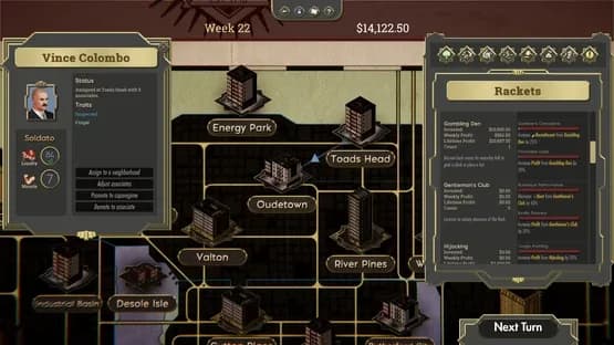 The Commission: Organized Crime Grand Strategy — Screenshoty