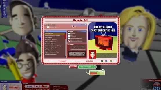 The Political Machine 2016 — Screenshoty