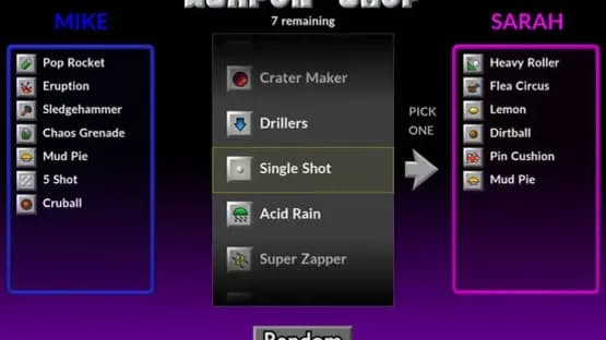 Pocket Tanks Deluxe — Screenshots