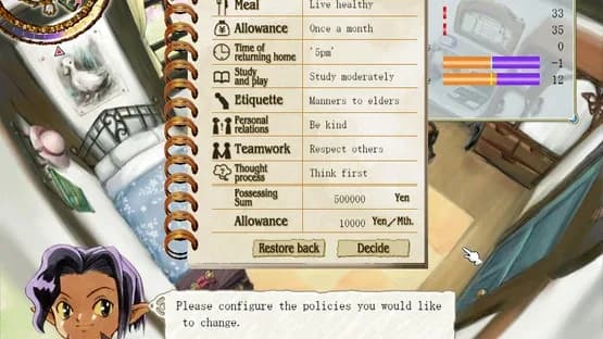 Princess Maker 5 — Screenshoty