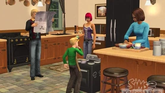 The Sims 2: Kitchen & Bath Interior Design Stuff — Screenshoty