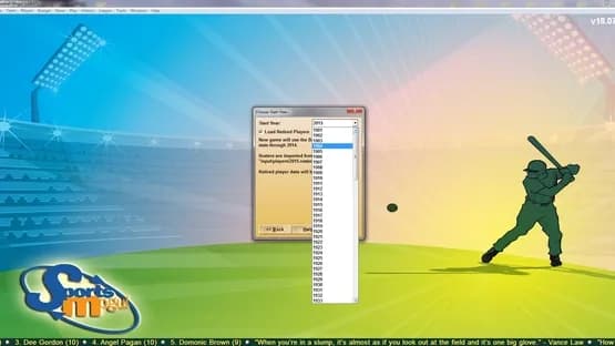 Baseball Mogul Diamond — Screenshoty