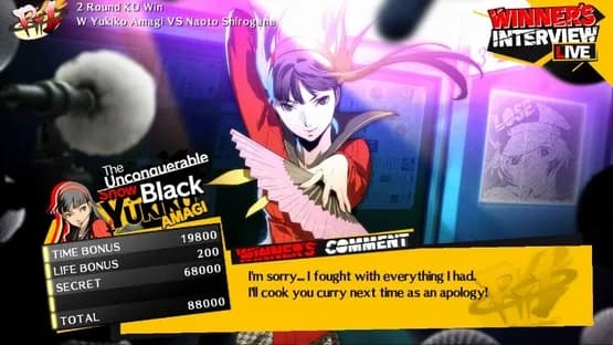Persona 4 Arena — Screenshoty