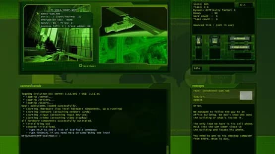 Hacker Evolution: Untold — Screenshots