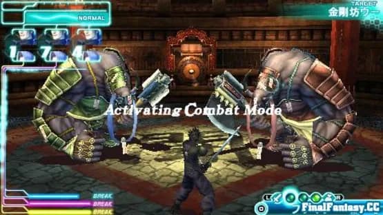 Crisis Core: Final Fantasy VII — Screenshoty