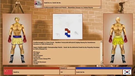World Boxing Manager — Screenshots
