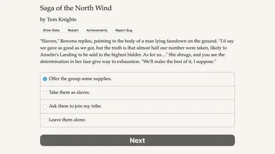 Saga of the North Wind — Screenshoty