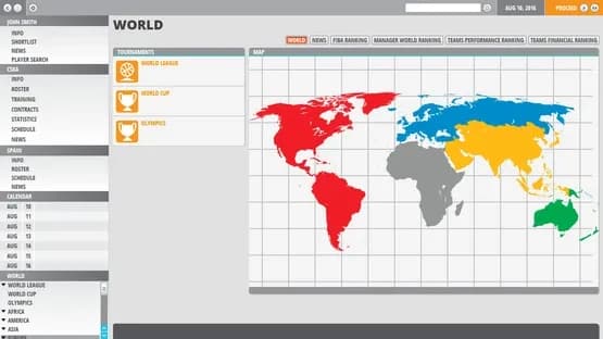 World Basketball Manager 2 — Screenshoty