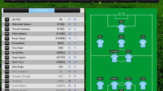 Global Soccer Manager — Screenshoty