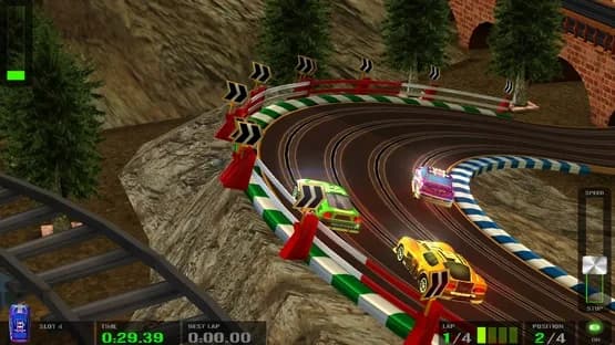 HTR+ Slot Car Simulation — Screenshots