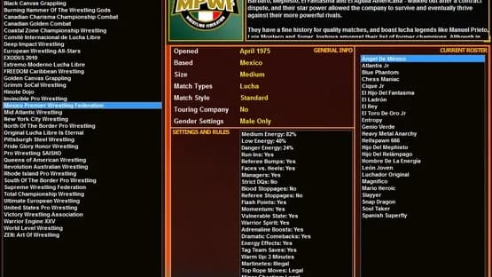 Wrestling Spirit 3 — Screenshoty