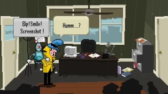 Detective Case and Clown Bot in: Murder in the Hotel Lisbon — Screenshoty