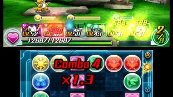 Puzzle & Dragons Z + Puzzle & Dragons: Super Mario Bros. Edition — Screenshoty