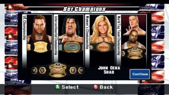 WWE SmackDown vs. Raw 2008 — Screenshoty