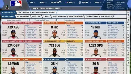 Out of the Park Baseball 19 — Screenshoty