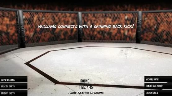 MMA Simulator — Screenshoty