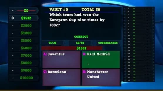 Trivia Vault: Soccer Trivia — Screenshoty