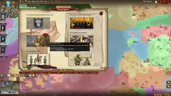 Wars of Succession — Screenshoty