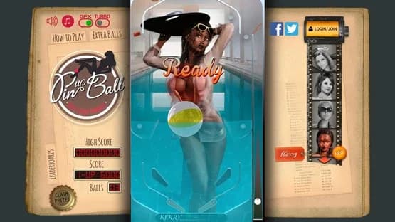 Pinup Ball — Screenshoty