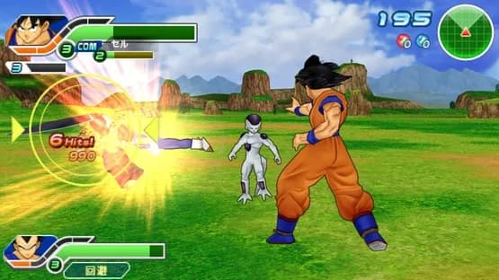 Dragon Ball Z: Tenkaichi Tag Team — Screenshoty