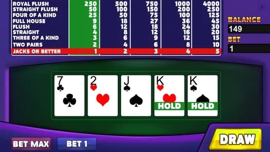 Royal Casino: Video Poker — Screenshoty