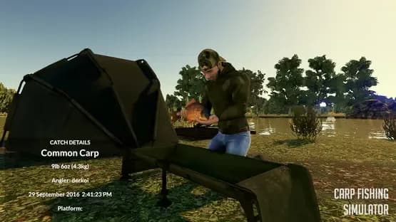 Carp Fishing Simulator — Screenshoty