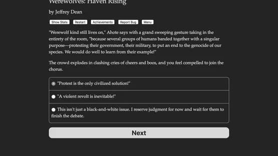 Werewolves: Haven Rising — Screenshoty