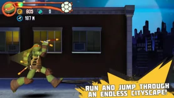 Teenage Mutant Ninja Turtles: Rooftop Run — Screenshoty