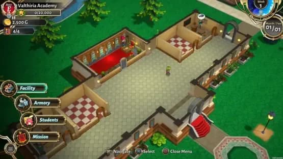 Valthirian Arc: Hero School Story — Screenshoty